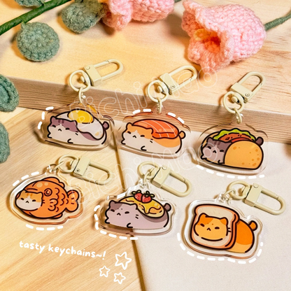 Tasty Cat Keychain | Bichi Mao