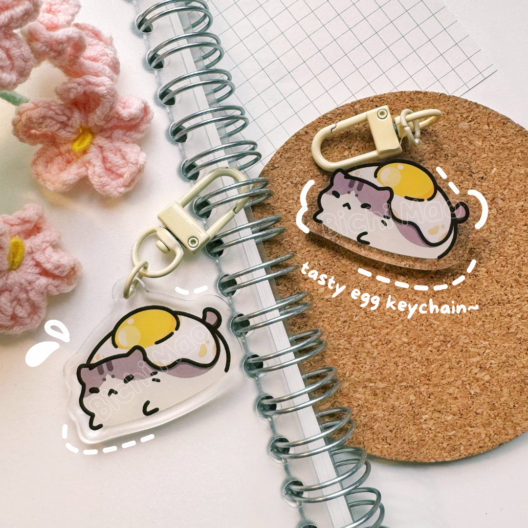 Tasty Cat Keychain | Bichi Mao