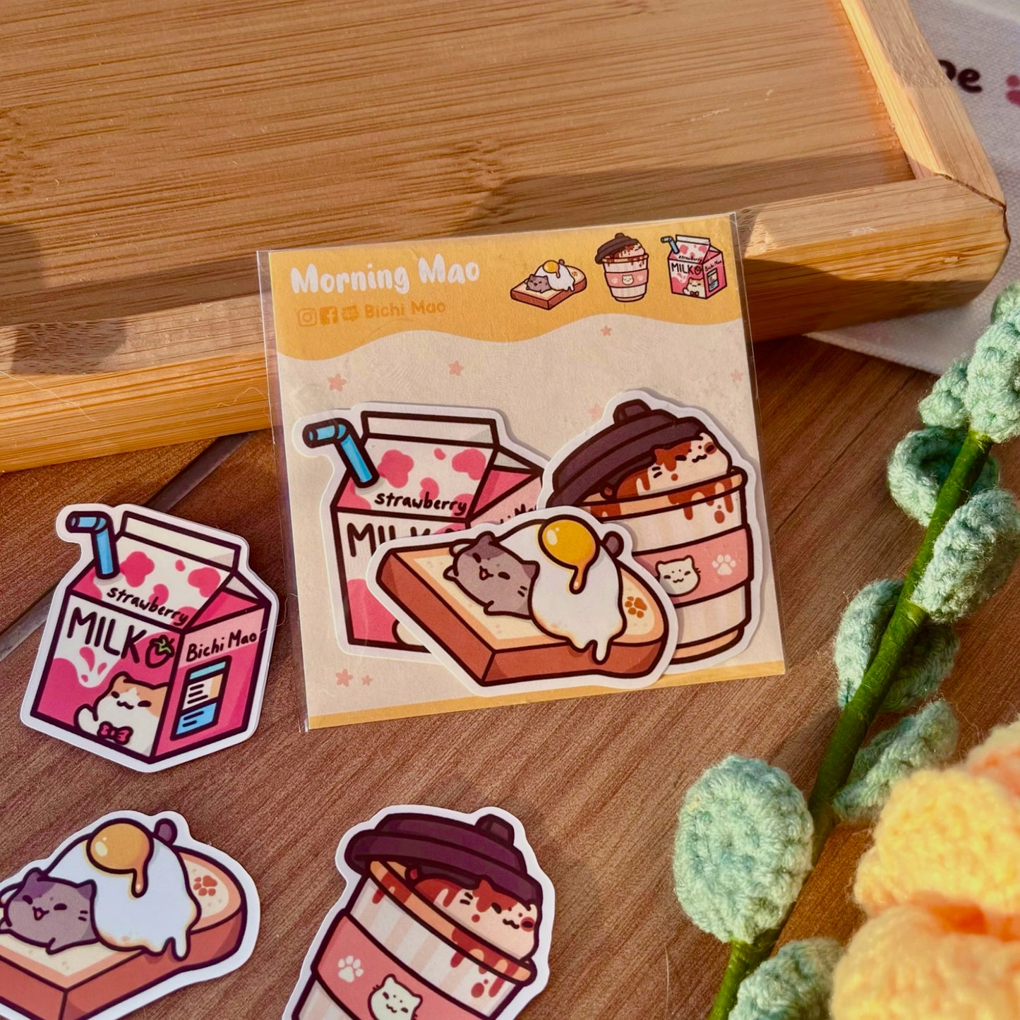 Foodie Mao | Sticker Pack