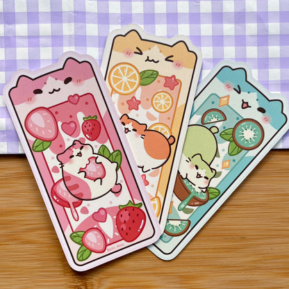 Fruity Cat Bookmark | Bichi Mao