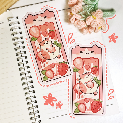 Fruity Cat Bookmark | Bichi Mao