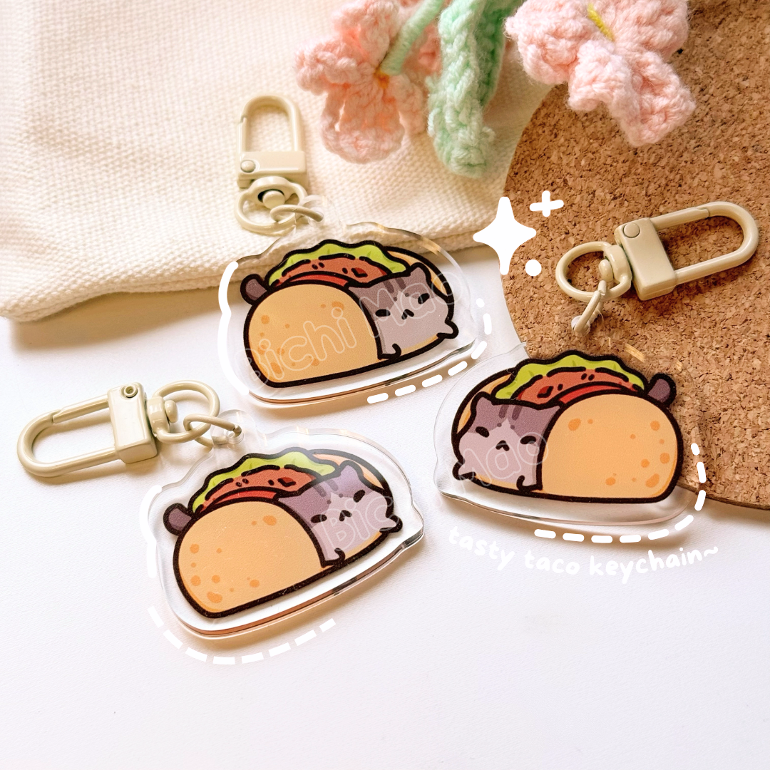 Tasty Cat Keychain | Bichi Mao